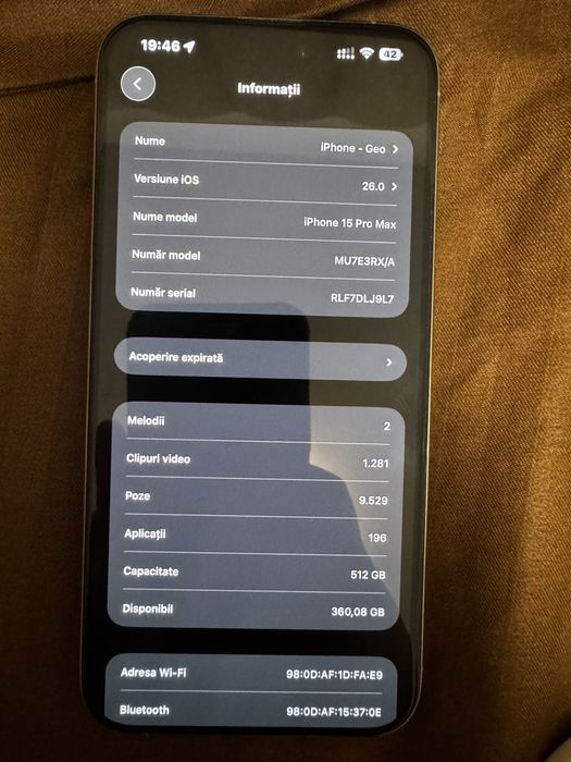 Iphone 15 Pro Max 512GB Natural Titanium