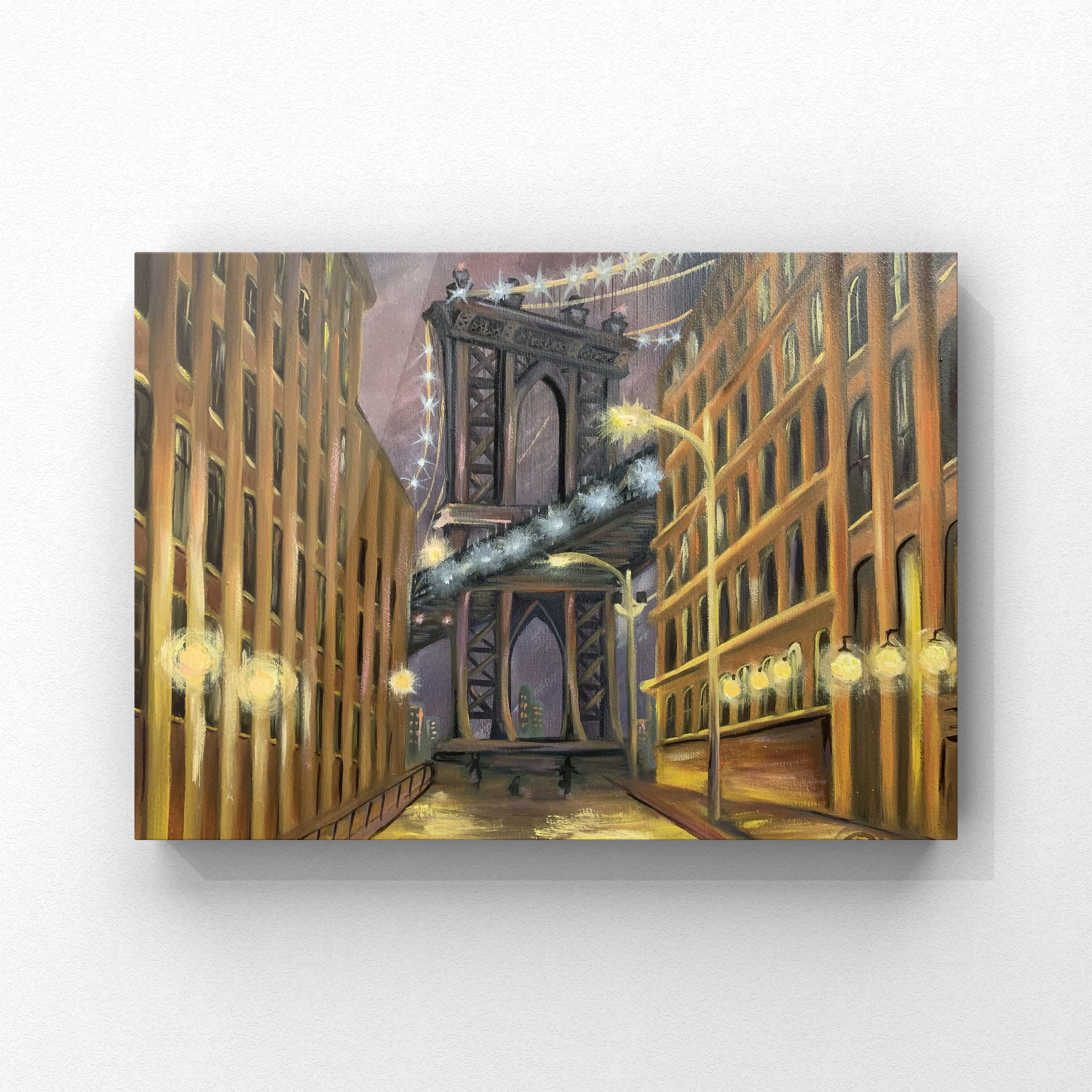 Картина маслом «Бруклинский мост»
