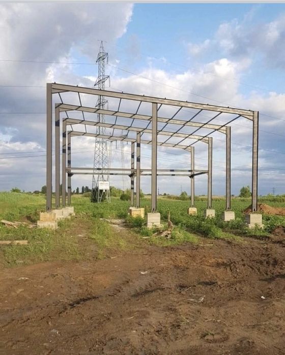 Vand structura metalica din stoc 10x20x4m 11x30x4m