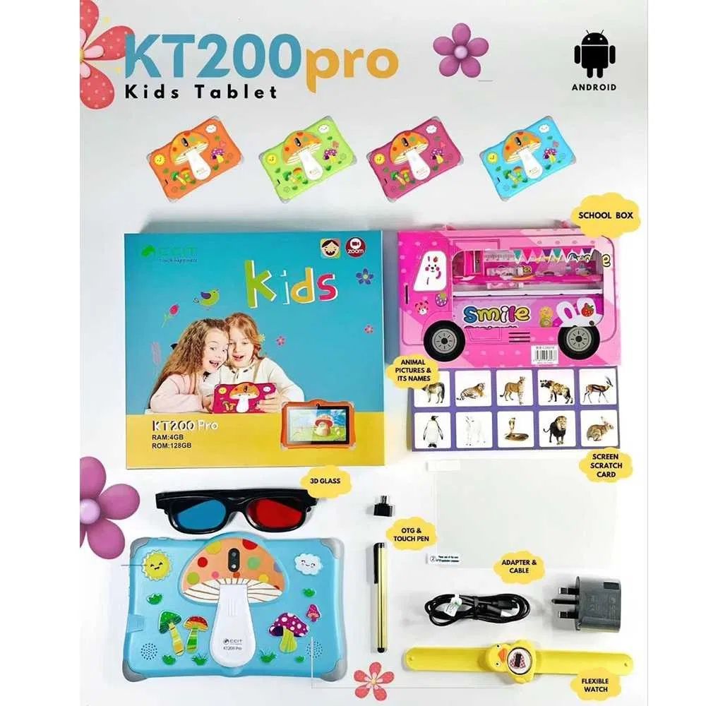 CCIT KT 200 pro 4.128 GB Детский планшет bolalar plansheti!