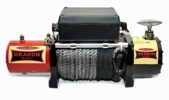 Troliu DRAGON WINCH Maverick 12000lb sufa sintetica