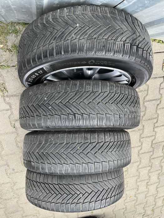 Jante 5x112mm anvelope iarna 215/60 R17, VW Tiguan, Audi Q3, Seat, BMW