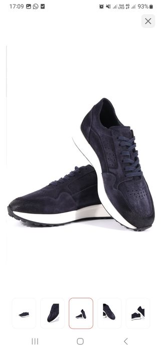 Мужские замшевые кроссовки