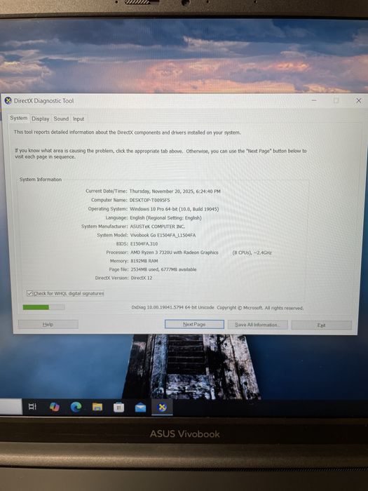 NDP Amanet Braila Laptop Asus Vivobook (44623)