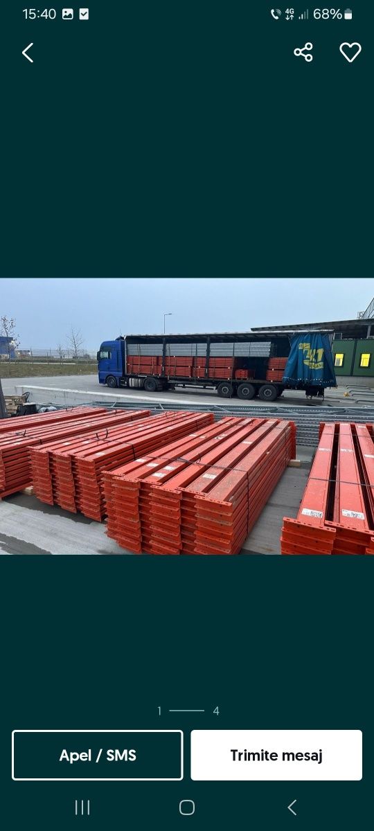 Rafturi metalice industriale