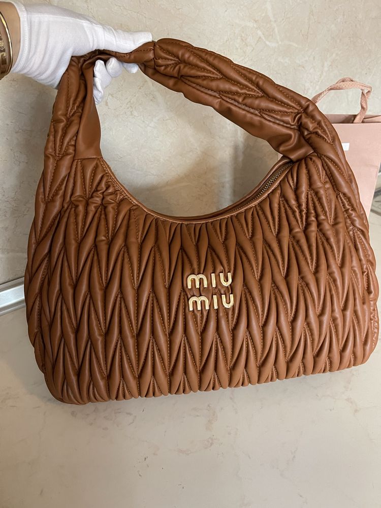 Дамска чанта Miu Miu Wander matelasse