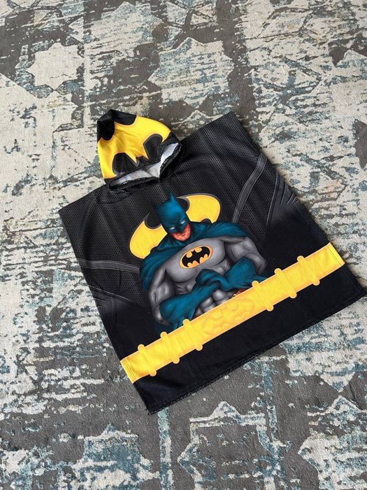 Детское полотенце-пончо sochiq poncho Spiderman Superman Hulk Batman