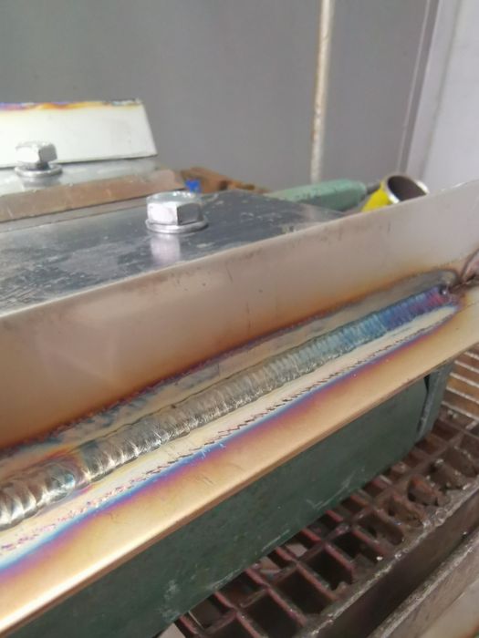 Sudura aluminiu/inox conducte aer condiționat