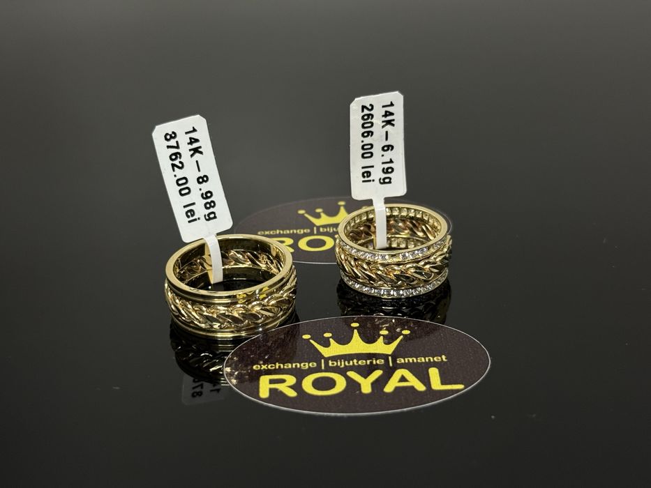 Bijuteria ROYAL : Verighete AUR 14K / 8.98 GR 6.19 GR