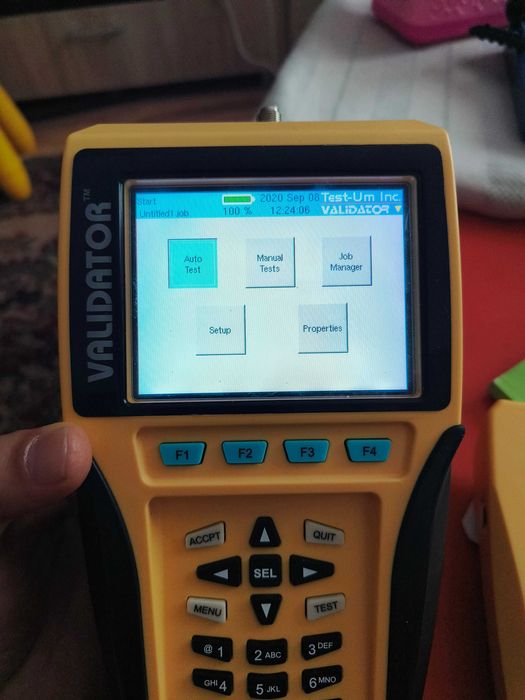 Tester Validator NT900 rețea UTP/Coaxial/RJ11/electric