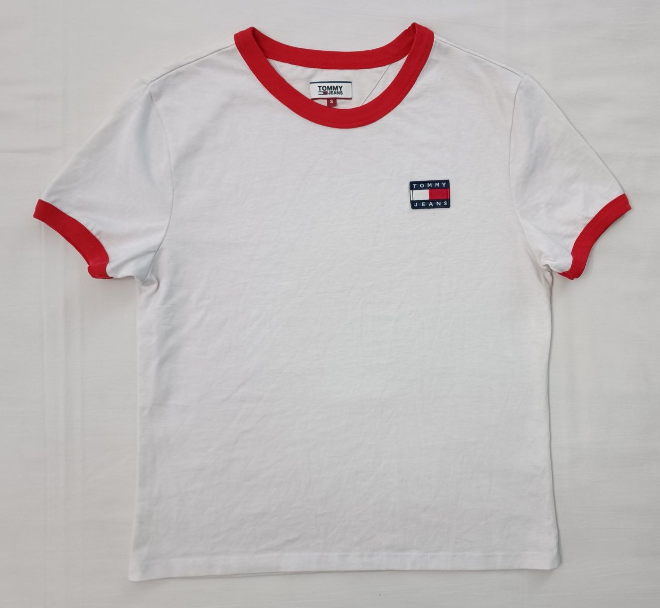 Tommy Jeans T-Shirt оригинална тениска S памучна фланелка