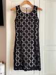 Rochie midi dantela tricotata Promod