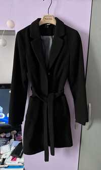 Черно дамско палто (ХС)
