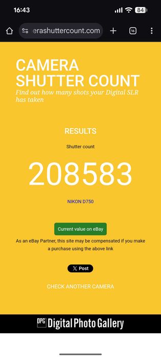 Nikon D750 full frame