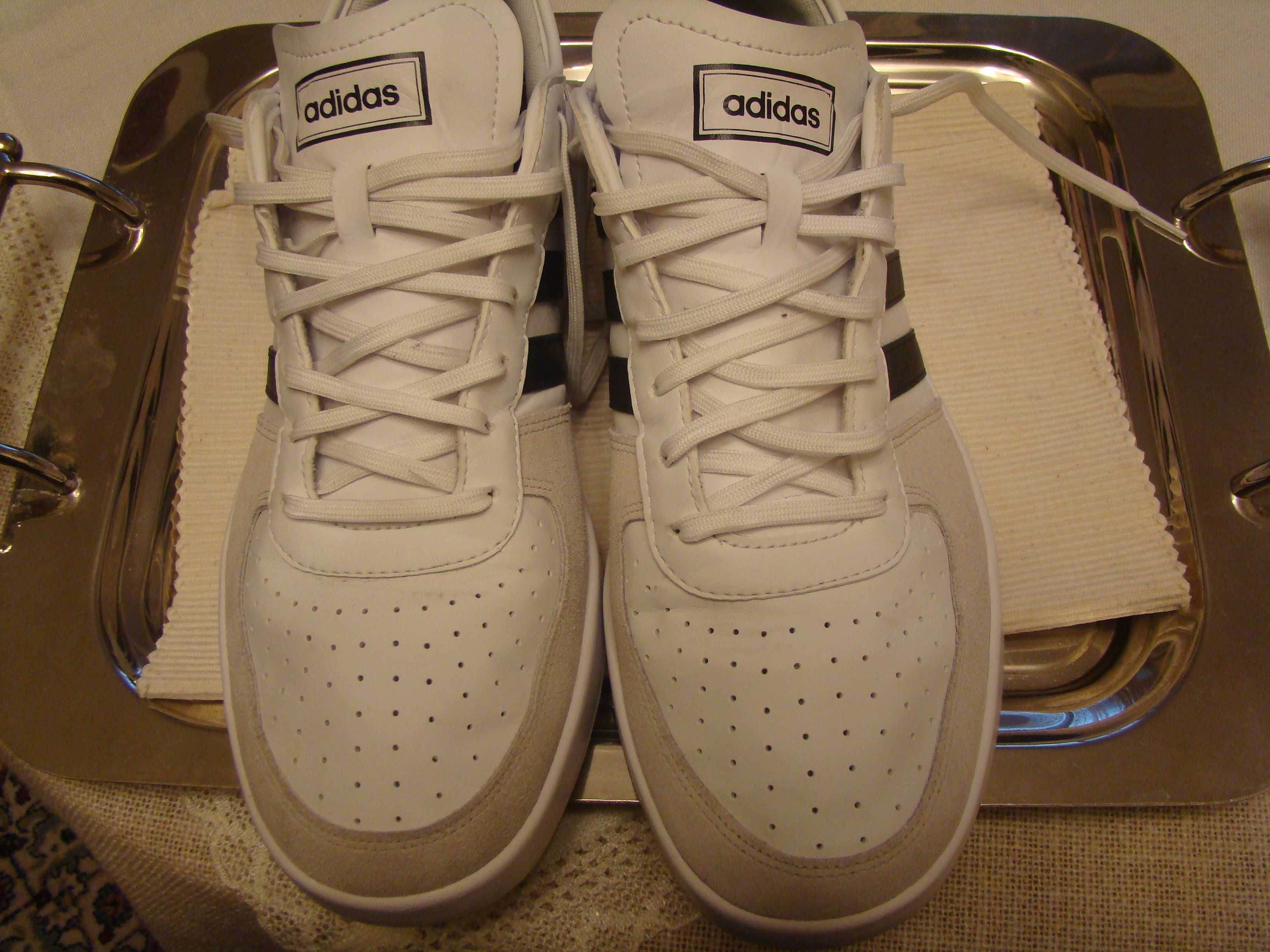 Оригинални маратонки от ест. кожа " Adidas "- № 46 1/3