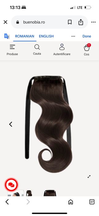 Coadă păr natural BuenoBia