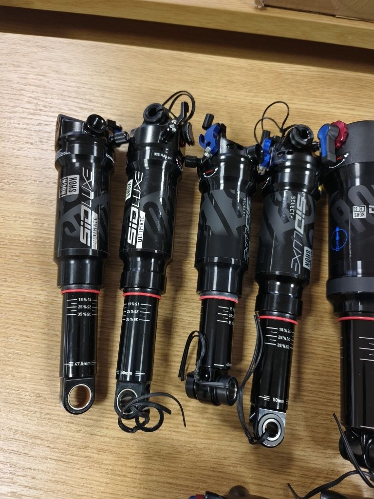 ШОКОВЕ Rockshox Superdeluxe,Sidluxe ULTIMATE Deluxe SELECT+,FOX
