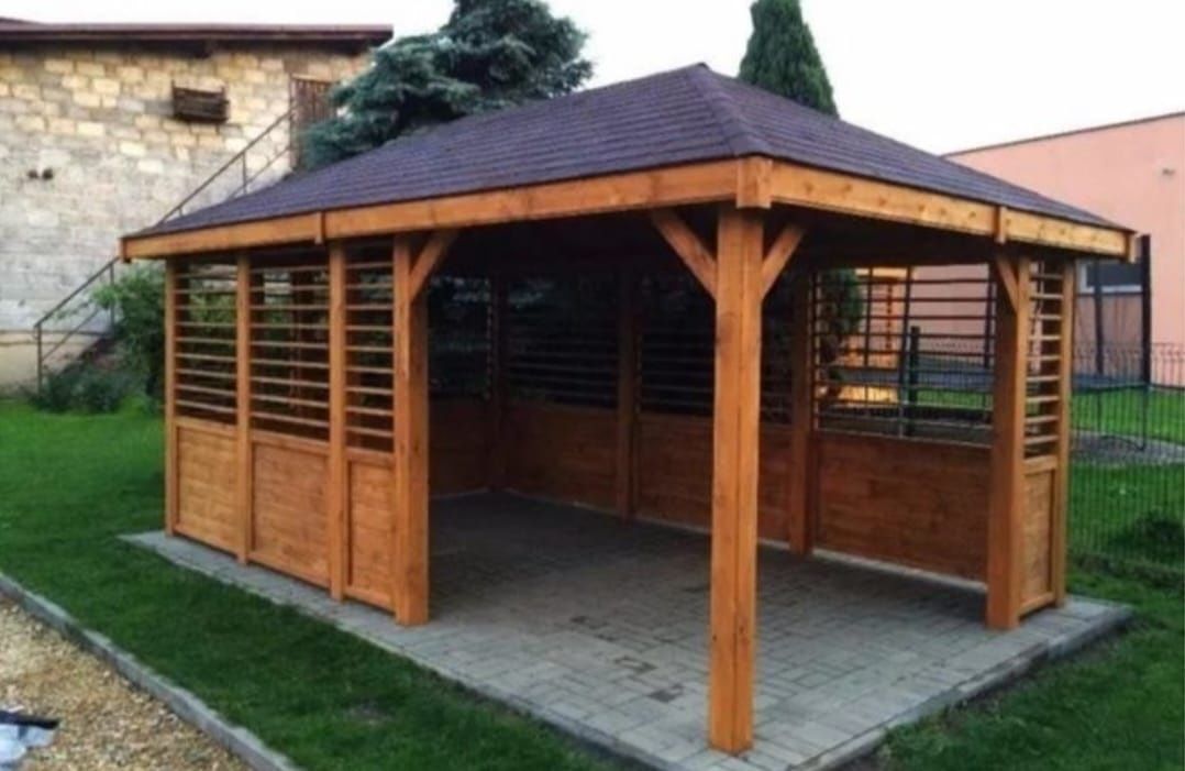 Construcții foișoare terase pergole gărdulețe din lemn 
Suntem o echip