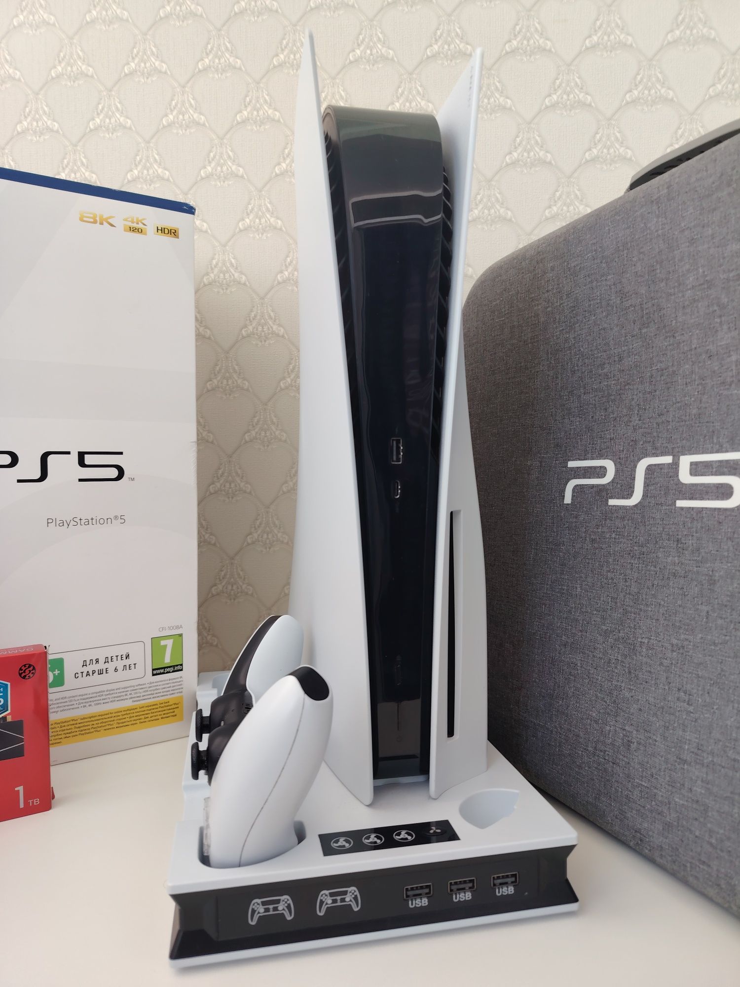 Продаю РlауStаtіоn 5 + SSD 1 ТБ + игры
Комплектация