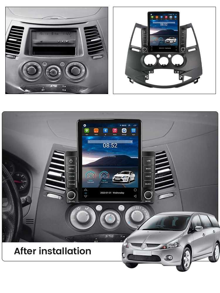 Navigatie Mitsubishi Grandis 2003-2011,Tesla,Android,2+32GB ROM,10"