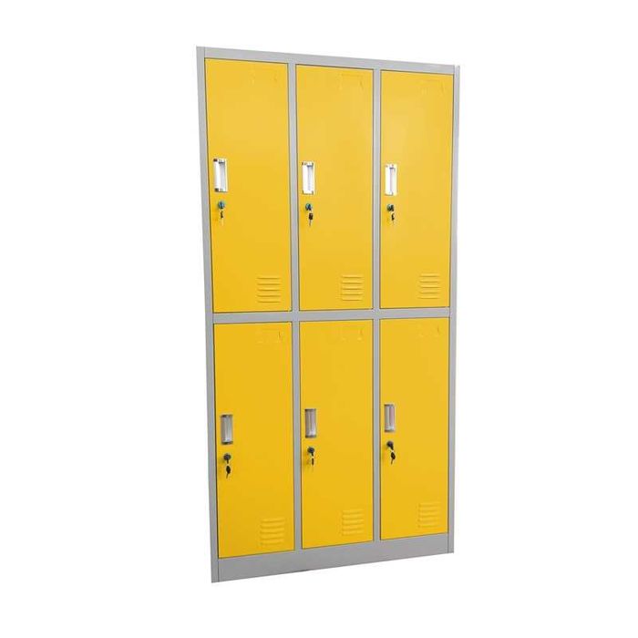 Метален гардероб с шест врати 2/3 OF1 (185 х 90 х 45 см)