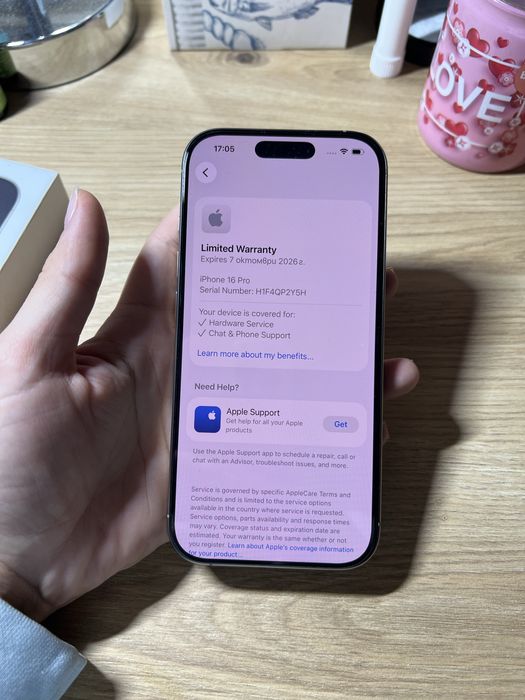 Iphone 16 Pro Natural Titanium  100%