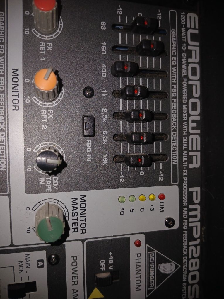 Behringer 1200watt 600×2 watt.usilitel.(усилитель микшер)