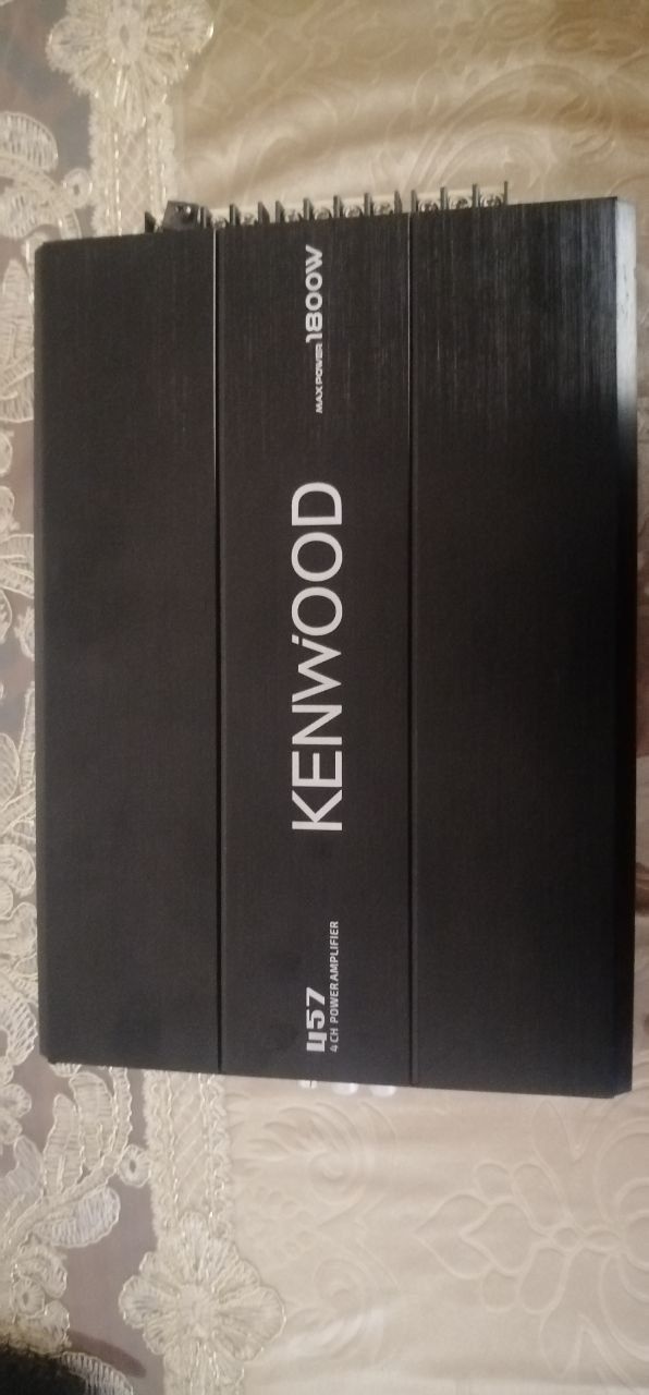 Kenwood usilitel 1800 wats 4 kanallik yangi