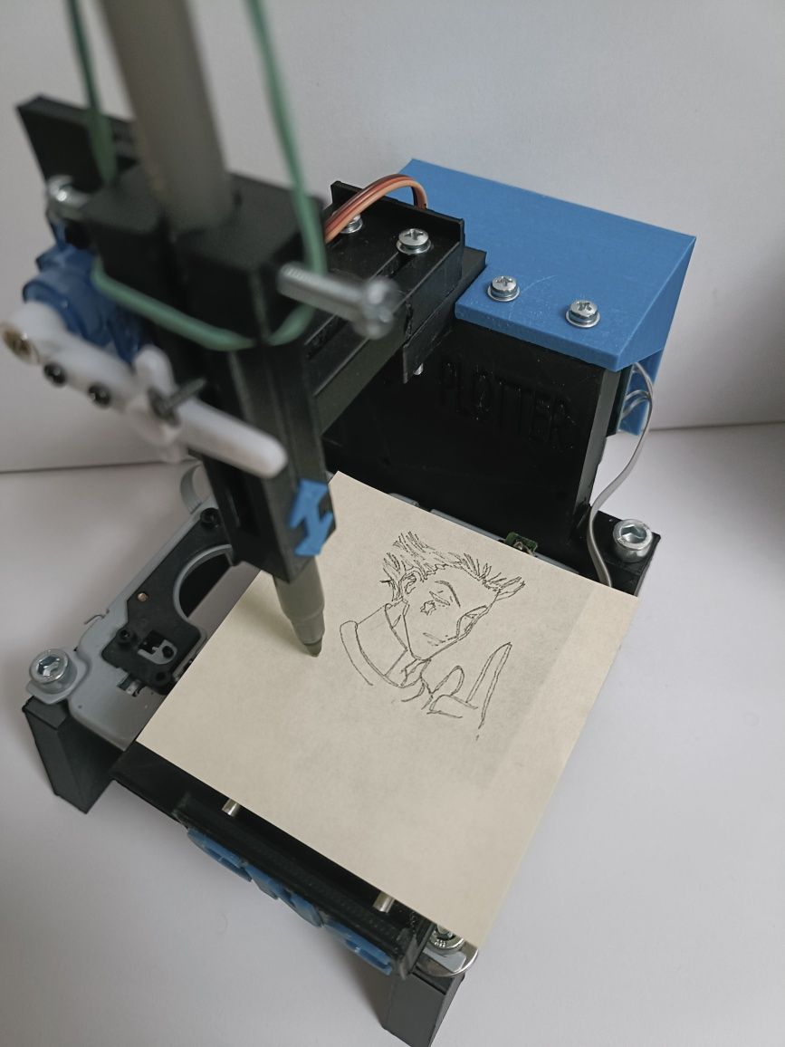 Robotica ,proiect scolar Cnc plotter