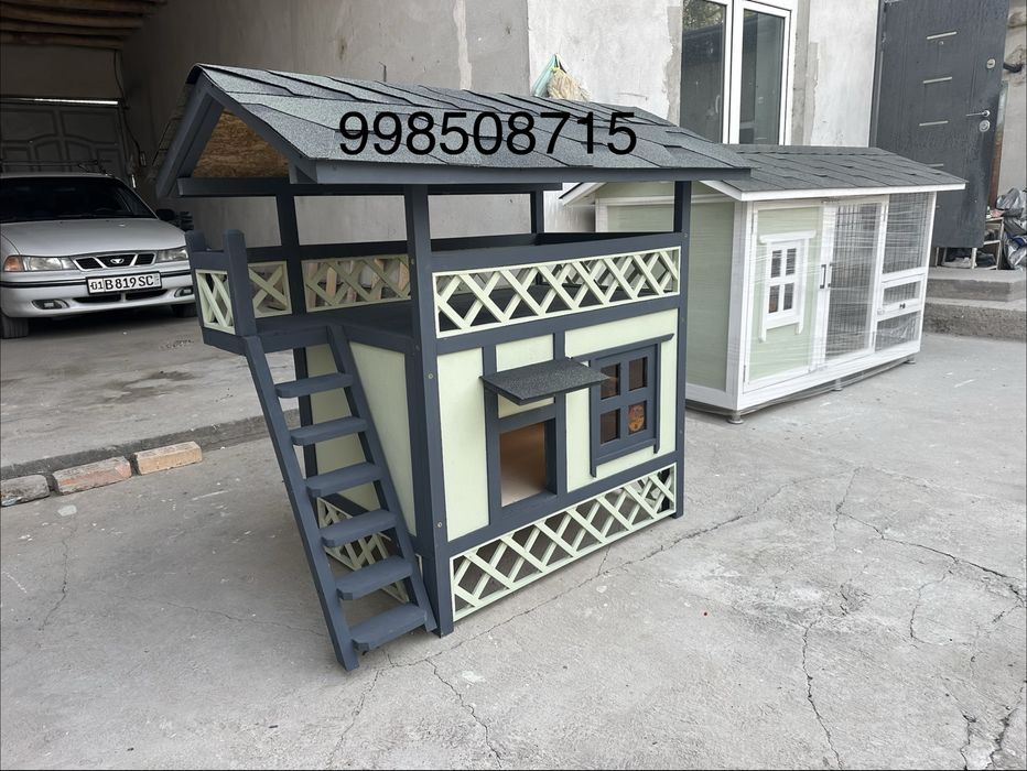 Люкс домик для кошек