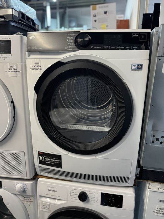 Uscator de rufe cu pompa de caldura AEG TR939I4OBC serie 9000