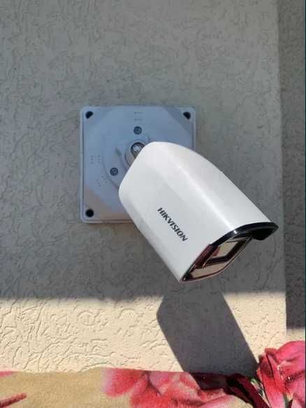 УСТАНОВКА видеонаблюдения комплект IP АHD WIFI камер в дом офис гараж