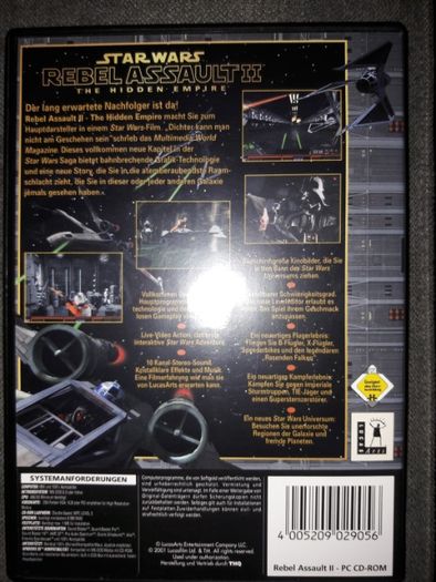 Star Wars: Rebel Assault II: The Hidden Empire 2 x CD-PC