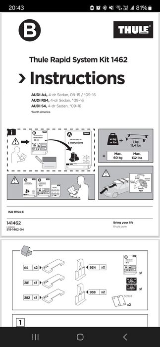 Vand Kit-uri Thule 753,754