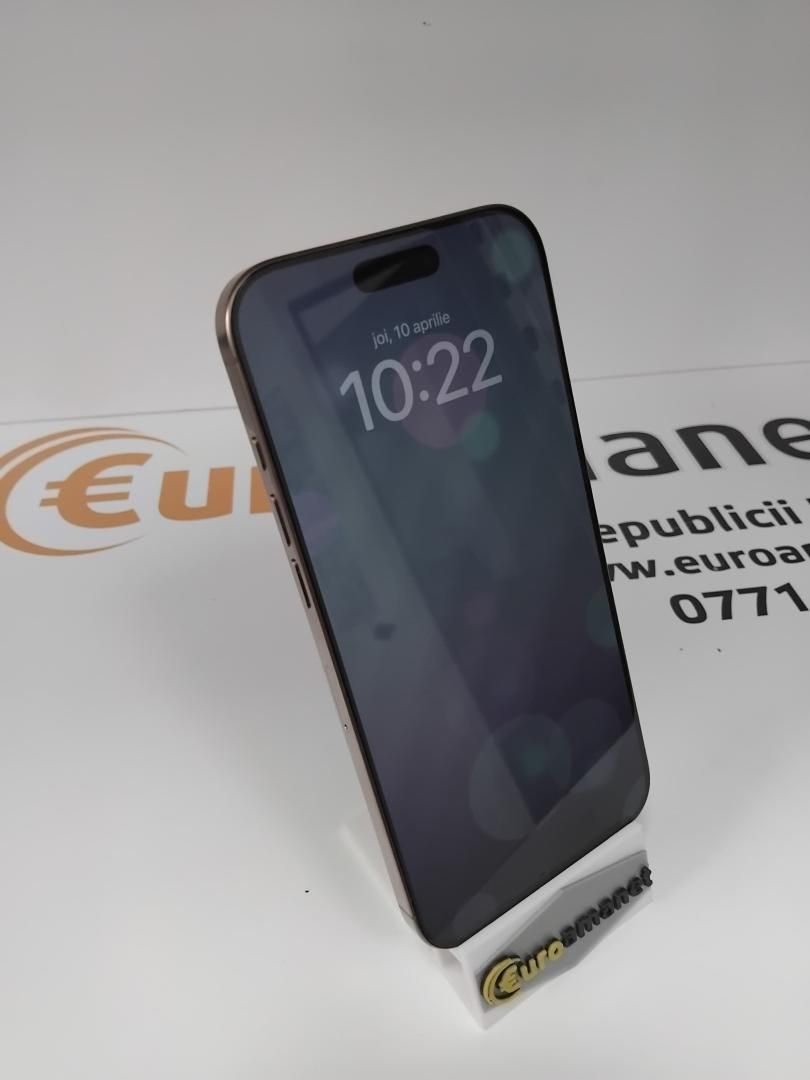 Telefon mobil Apple iPhone 16 Pro Max, 256GB, 5G, Desert Titanium -G-