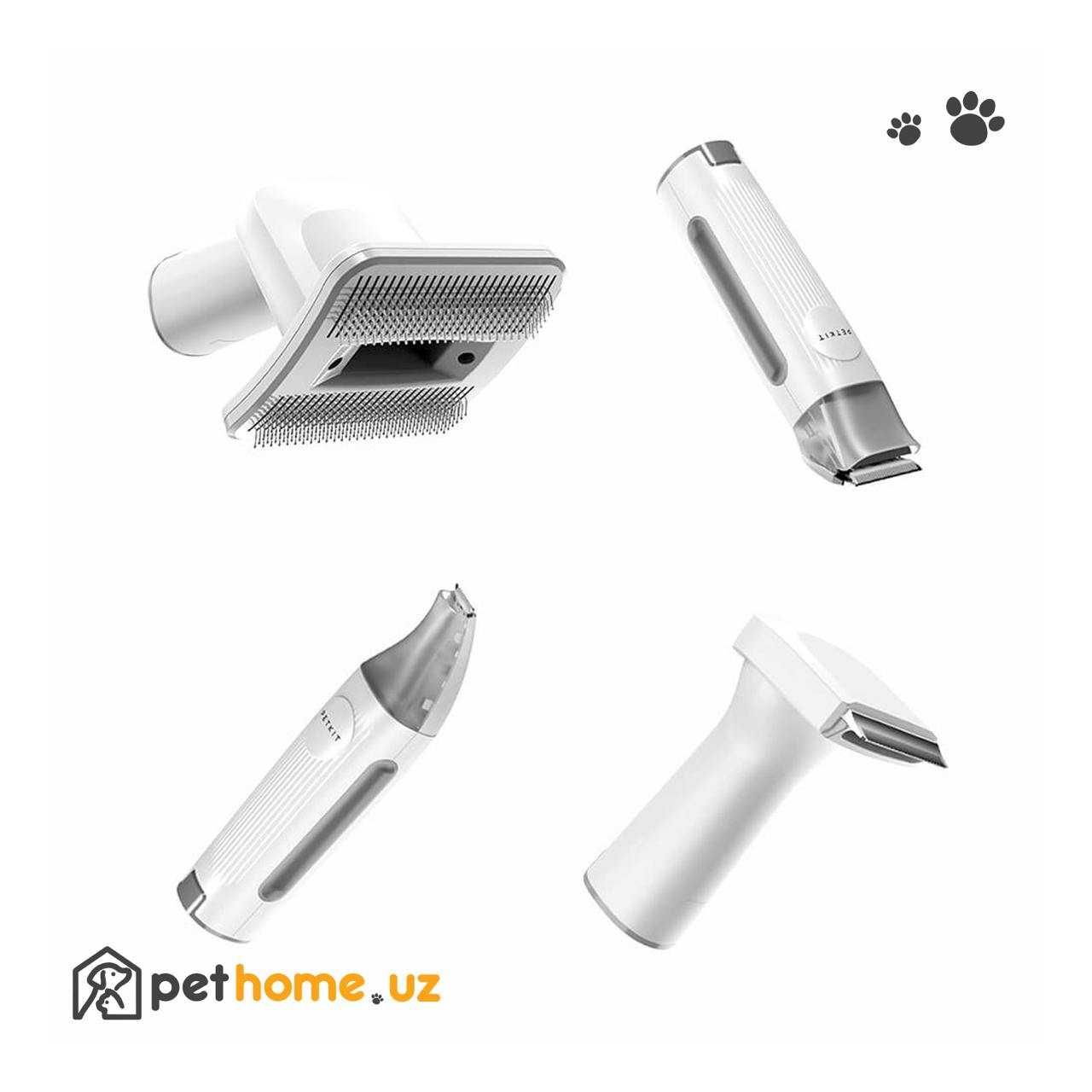 Груминг набор для стрижки кошек и собак 5 в 1 Petkit Airclipper