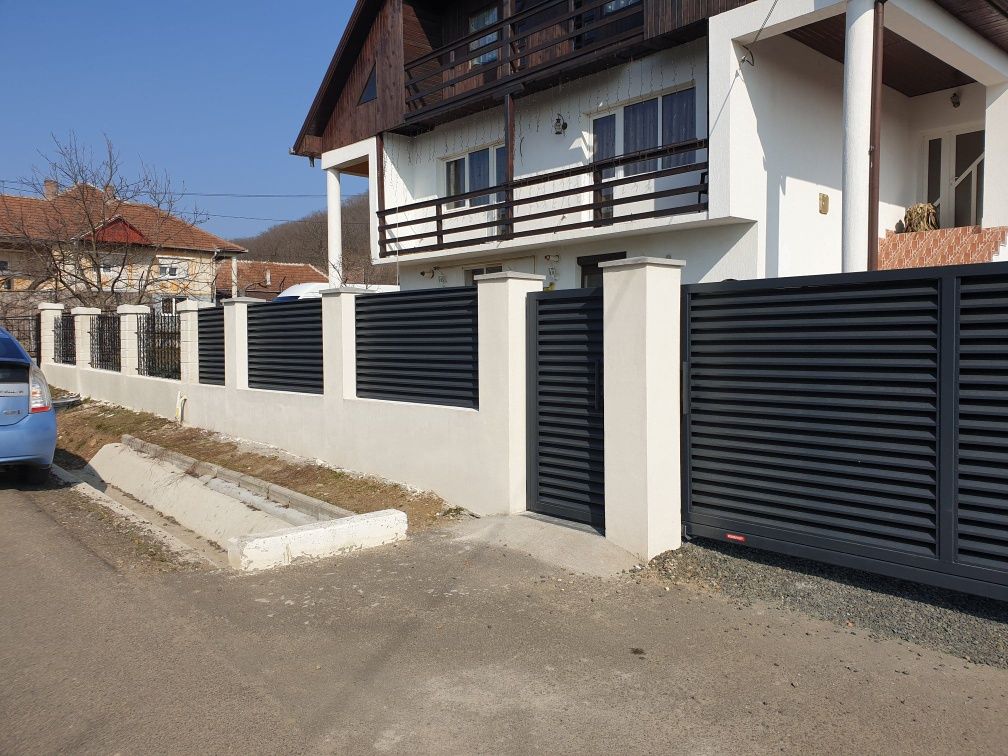 garduri si porti fer forjat șipcă metalică plasă bordurată bca