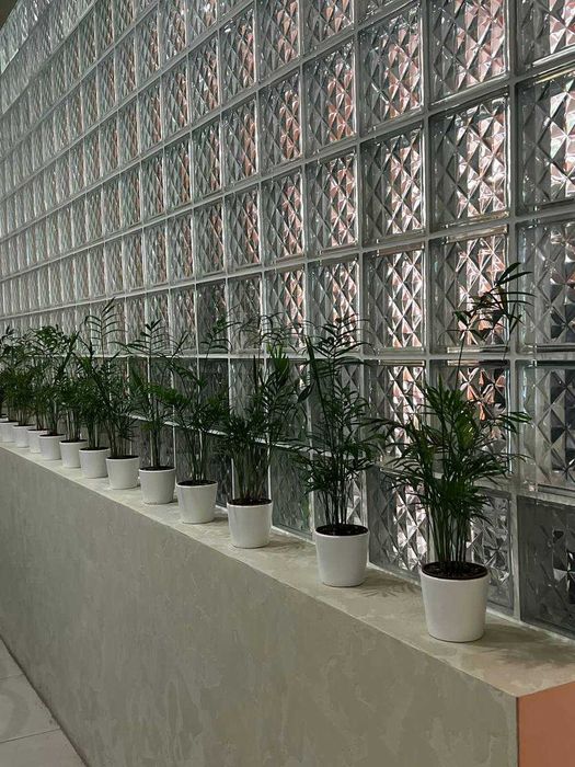 Стеклоблок бесцветный Pyramid алмаз 19х19х8 Чехия