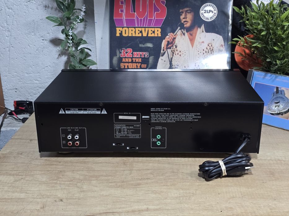 Deck KENWOOD kx-5030, 3 motoare, kx-2520, autoreverse hi-fi audio