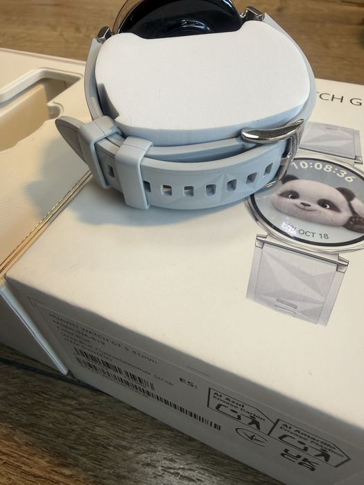 Huawei watch gt5 41mm blue silicone Като нов!Гаранция