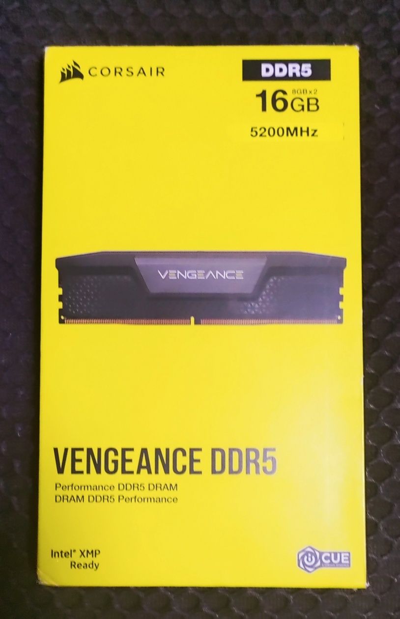 RAM Corsair Vengeance DDR5 16GB (2x8GB) 5200 MHz