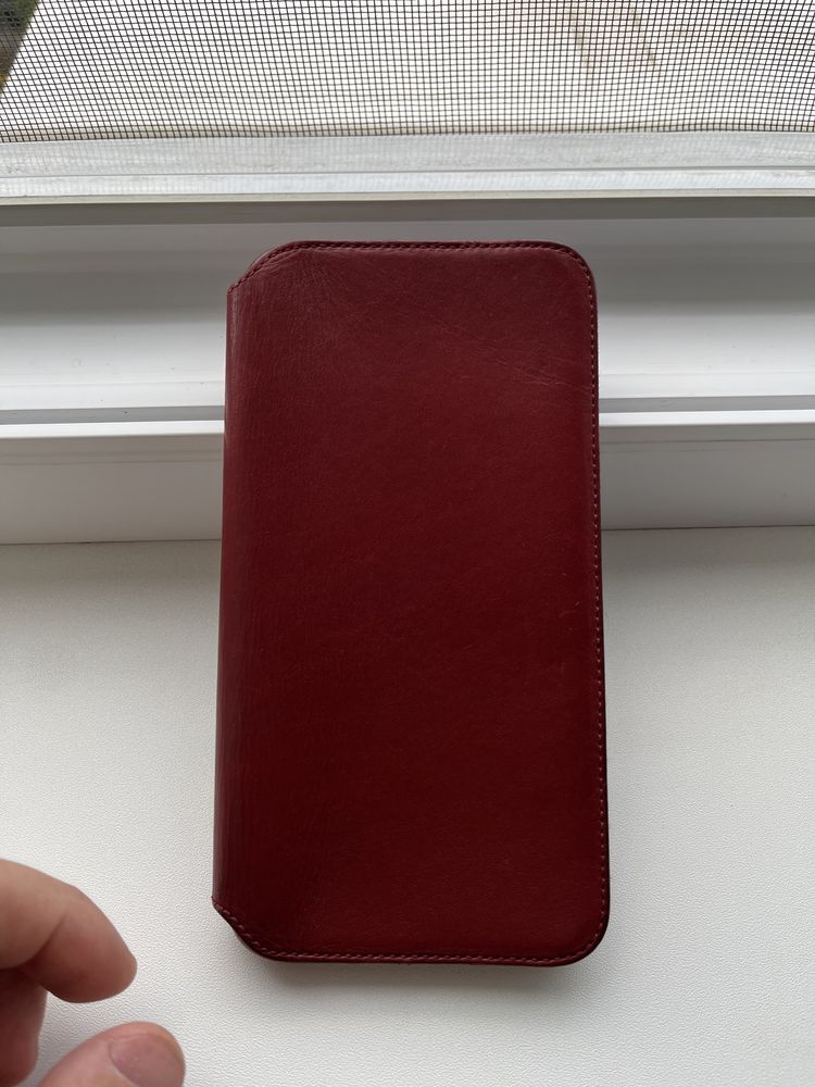 Husa Originala Piele Naturala Folio Apple - iPhone XS Max, R