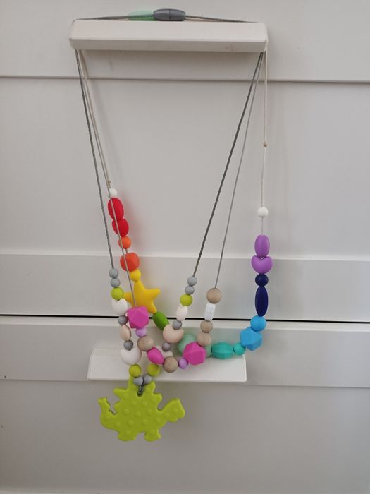 Грызунки силиконовые бусы для малыша