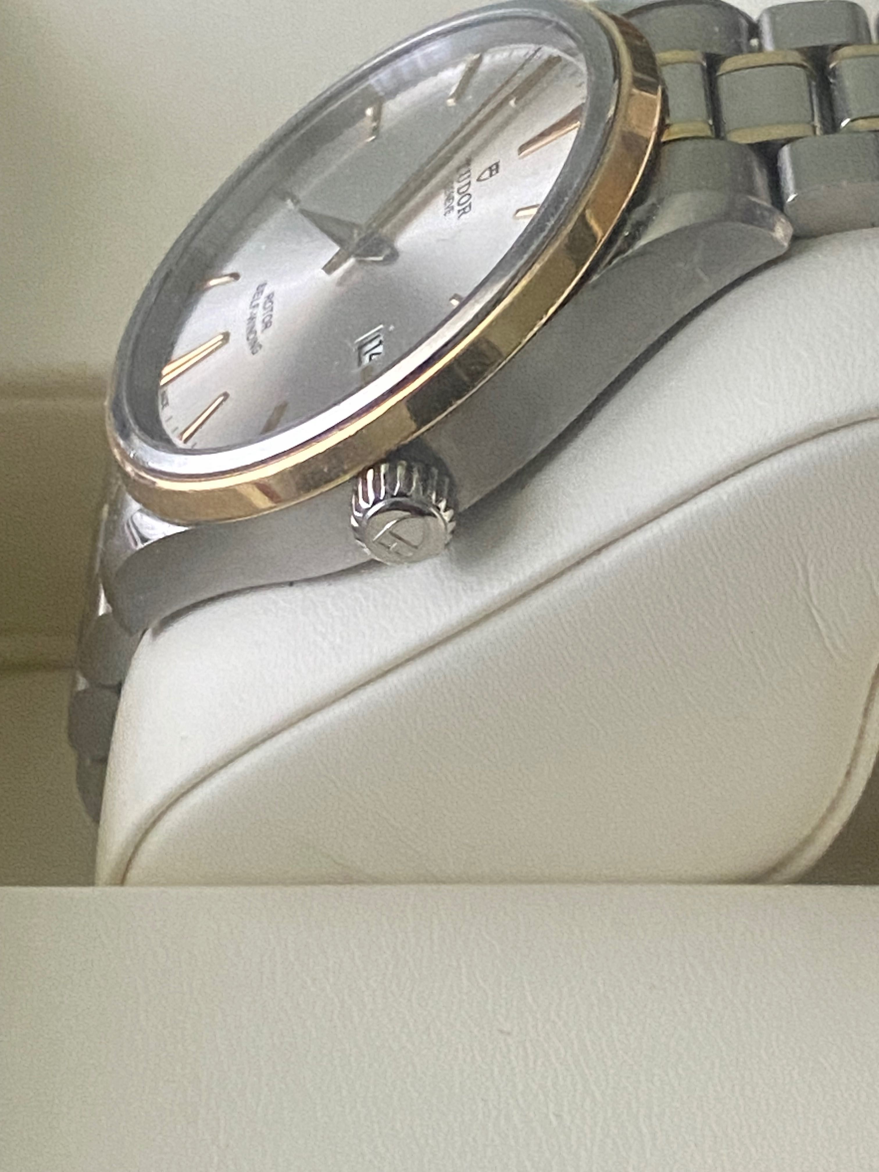 Tudor Style 12703, diam. 41 mm, oțel/aur. Mec. Tudor-eta 2824.