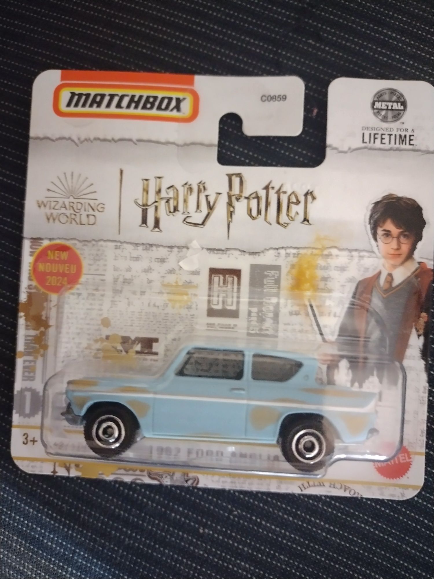 Колекционерска количка Matchbox Harry Potter 1/64 – 1962 Ford Anglia (