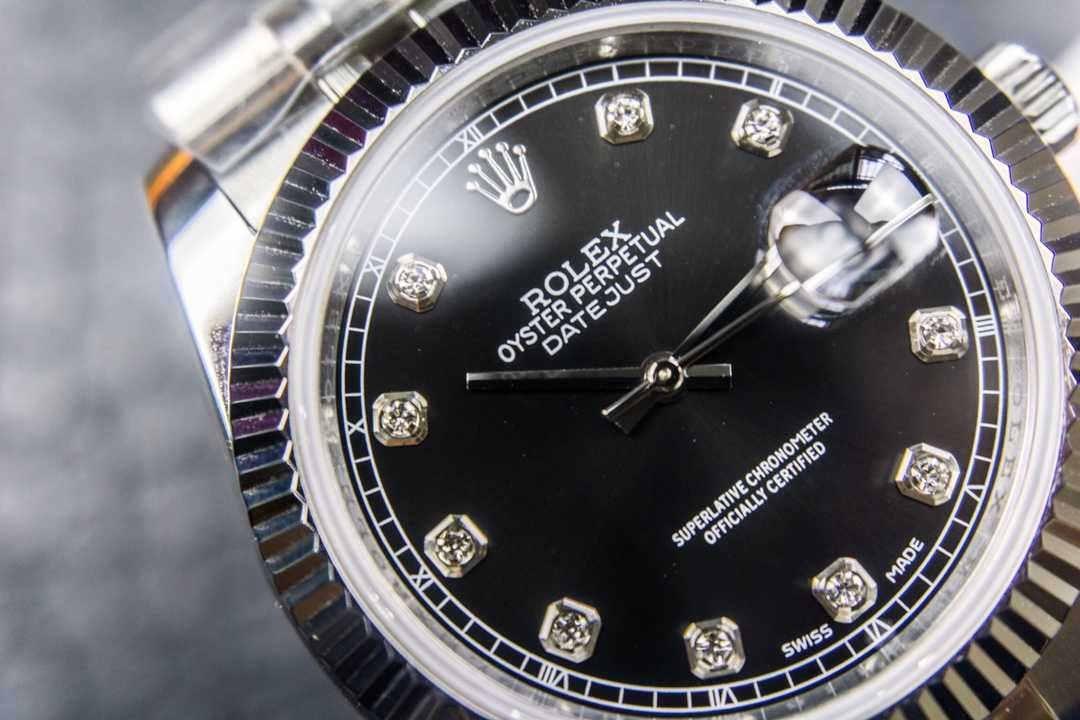 Rolex Oyster Perpetual Datejust Black Diamond с автоматичен механизъм