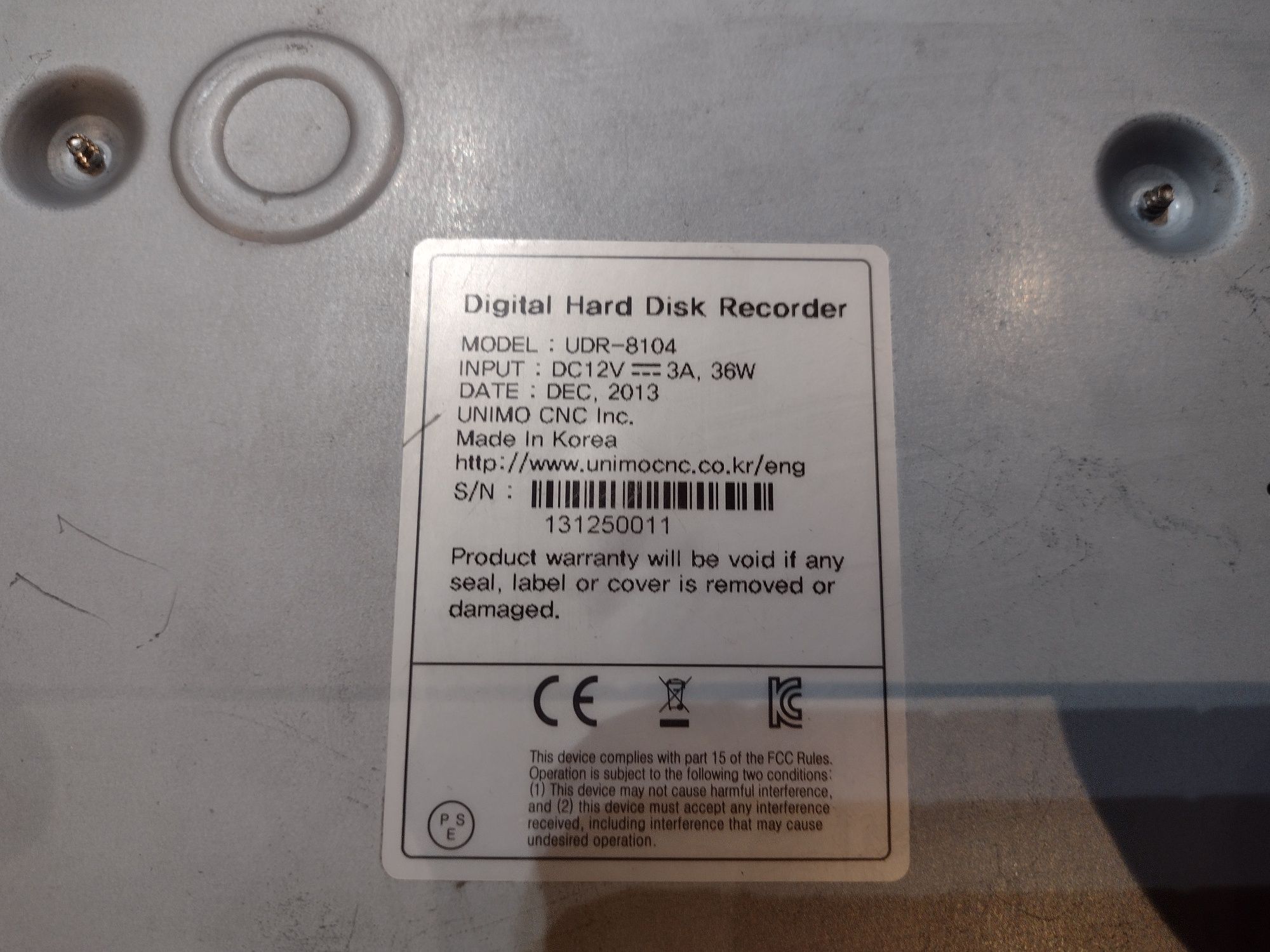 DVR HD 4 canale marca Unimo