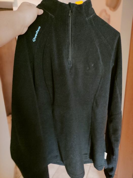 Polar cu fermoar pe gât