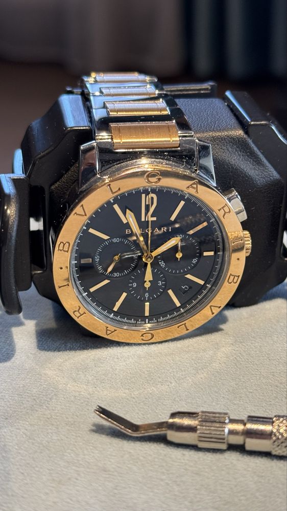 Ceas automatic Bulgari BVLGARI Chronograph Nr. ref. BB41BSPGDCH