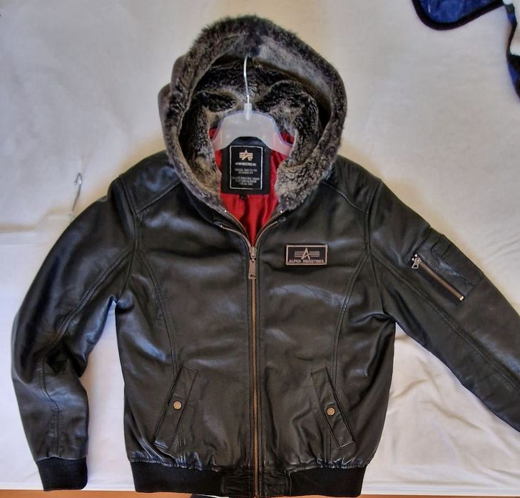 Geaca piele Alpha Industries